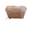 Benefit Makeup Bag in Sparkly Irridescent Rose Gold