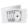 'Ace Playing Cards' Compact/Travel/Pocket Makeup Mirror (CM00014906)