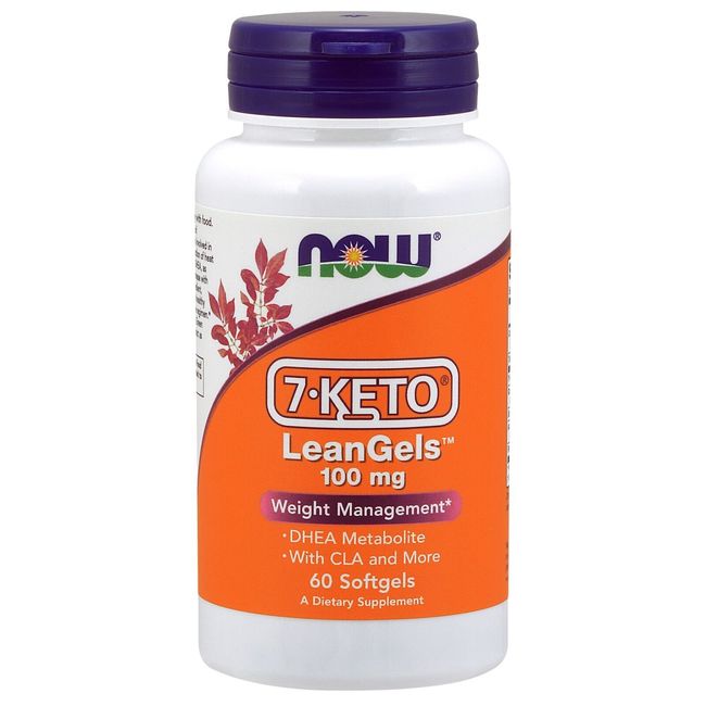 NOW Foods 7-KETO LeanGels, 100 mg, 60 Softgels