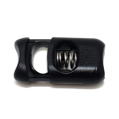 NIFCO Cord Stopper (Black) (String Fastener), Outdoor, Bag Parts, Bag Material, Handmade, Neck Strap Parts (CL13 10 Pieces)