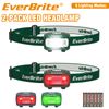 EverBrite 2-PACK Super Bright LED Headlamp Head Lamp 5 Lighting Modes Flashlight