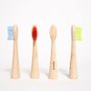 A Good Company Toothbrush Head 4-Pack from Bamboo, Multicolored, Regular