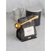 Brass Coffee Scoop with Crocodile Clip, Brompton Practical Measure