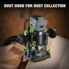 WORKPRO Compact Router Combo Kit 6 Variable Speeds to 32000 RPM for Woodworking