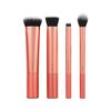 Real Techniques Face Base Makeup Brush Kit, For Concealer, Foundation, & Contour, Works With Liquid, Cream & Powder Products, Staples For Blending & Buffing, 4-Piece Set
