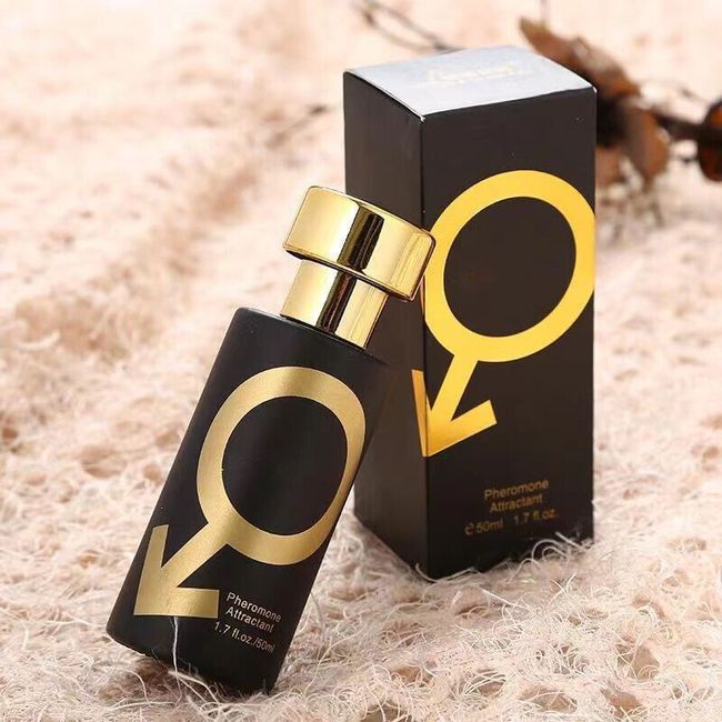 Aphrodisiac Golden Her Pheromone Perfume Spray for Men to Attract Women