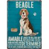 Small (150 x 200mm) Metal Sign - Beagle