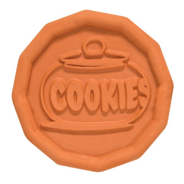 Mrs. Anderson's Baking Brown Sugar Saver, Sugar Cookie Design, Natural Terracotta, Keeps Brown Sugar Softer