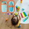Peyyargo Storage Case Compatible with 3Doodler Start+ Essentials 3D Pen (Pink + Lilac)