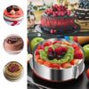 Adjustable 6-12" Stainless Steel Round Cake Ring Decorating Mould Baking Tool