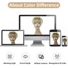 PHOCAS Pixie Cut Wigs Short Stylish Fluffy Layer Wig None Lace Replacement Wig with Bangs for Women Brown Mix Blonde Wig Short
