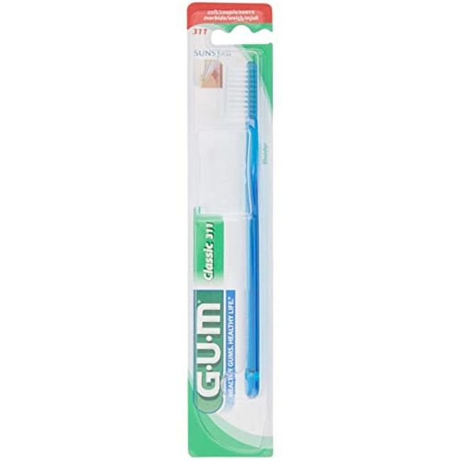 GUM Classic Toothbrush - Characteristic: 311: large, flexible, 3 rows