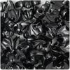 BeadTin Black Opaque 25mm Bat Pony Beads (24pcs)