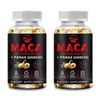 Organic Maca Root 240 Capsules 10000mg, Peruvian Maca Extract for Men & Women