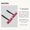 Hestra Handcuff Junior - Black/Red - 80/17mm (3-7 Years)