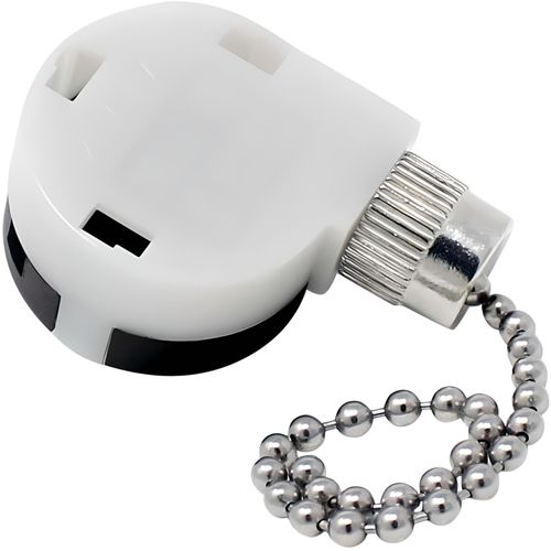 ZE-268S2 ZH 3 Speed 4 Wire Pull Chain Fan Switch Replacement Repair Kit 3 Way 4 Position Rotary Motor Controller 3A 250VAC 6A125VAC for Ceiling Fans, Floor Fans, Basket Fans - Nickel Finish