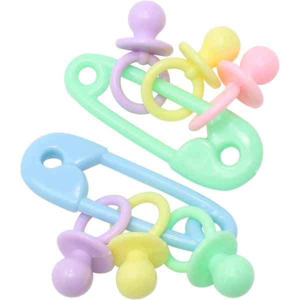 Bonka Bird Toys 2197 Pk2 Paci Pin 3" Long by 1.75" High Medium Parrot Foot Talon Cage Toy, Conure, Quaker, Ringneck, and Similar Sized Birds