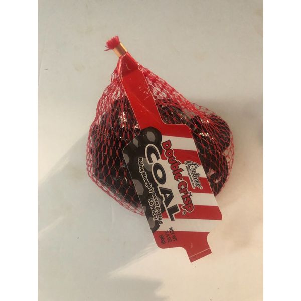 Double Crisp Chocolate Coal Individually Wrapped Candy for Stocking Stuffer