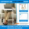 Foldable Table Adjustable TV Tray Laptop Desk Sofa Bed Side Dinner Tray Portable