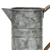 Stonebriar Decorative Antique Galvanized Metal Pitcher with Handle