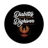 Diabetes Phoenix Dighivor Survivor Thriver PopSockets Adhesive PopGrip