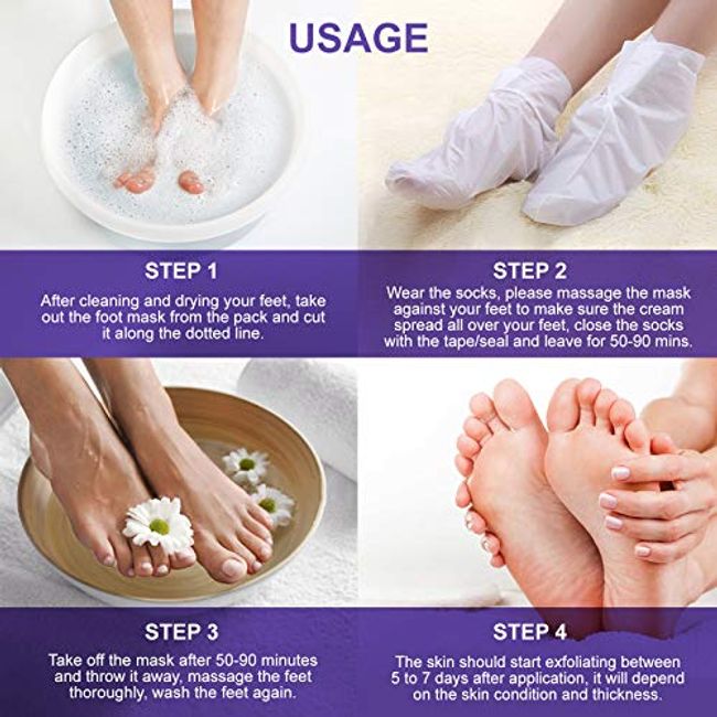 Exfoliating Foot Mask Feet Cream for Dead Skin Removal Foot