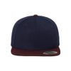 Flexfit Mens Kappe Classic Snapback 2-tone Baseball Cap, - Nvy/maroon