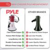 Pyle BLUETOOTH 50W Megaphone Speaker w/ AUX USB SD Input & Siren PMP52BT