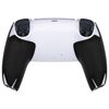 PlayVital Premium Grip for ps5 Wireless Controller, Split Design Anti-Skid Soft Hexagonal Diamond Textures Sweat-Absorbent Handle Grips Protector for ps5 Controller – Black