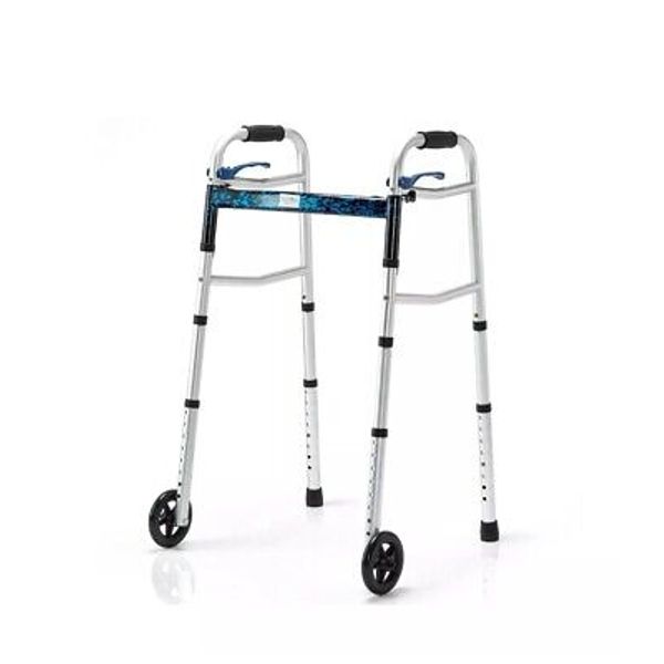 Compact Folding Walker for Seniors by Health Line Massage Products Free Shipping