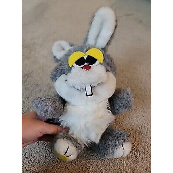 Rabbit Bosley Vintage Hand Puppet BunnyPlush Toy 1981 12" Spearhead