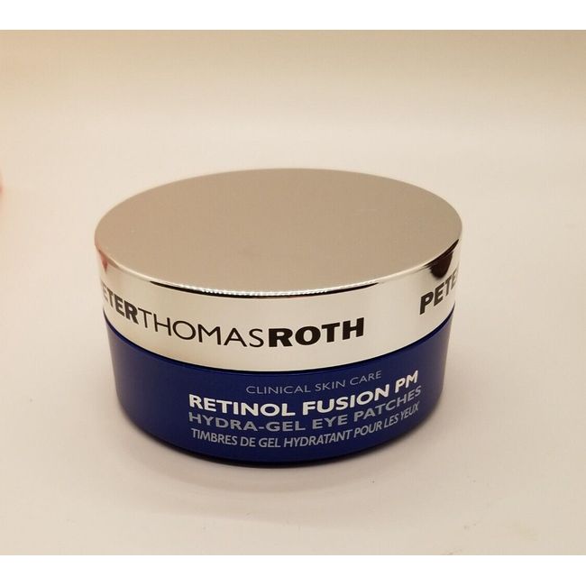 Peter Thomas Roth Retinol Fusion PM Hydra Gel Eye Patches 60 count New & Sealed