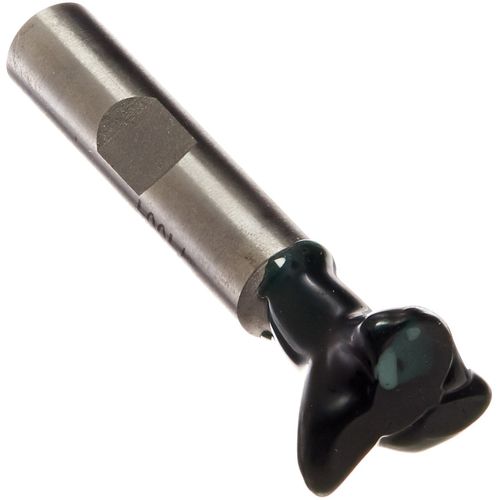 KEO 76046 Cobalt Steel Dovetail Cutter, Uncoated (Bright) Finish, Weldon Shank, 60 Degree Angle, 1/2" Cutter Diameter, 3/8" Shank Diameter, 7/32" Face Width