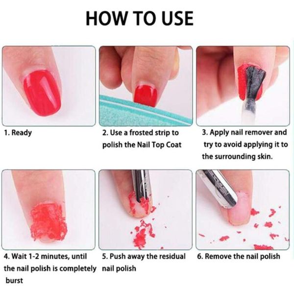 15mlX2 Nail Remover Fast Removal Primer Clean Degreaser Professional Non-Irritating Professional Nail Patch Adhesive (15mlX2)