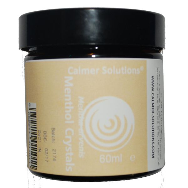 Calmer Solutions Pure Menthol Crystals (60ml)