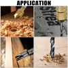 23Pcs Countersink Drill Bit Set - 6 Countersink, 7 Three Pointed, 8 Wood Plug Cutter Bits for Wood DIY
