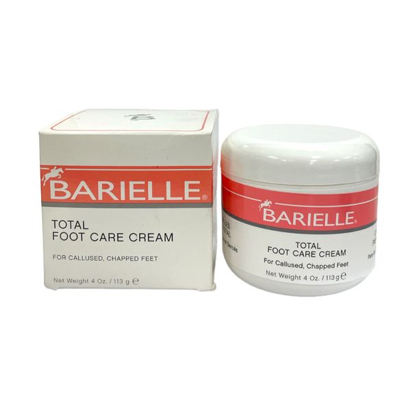 Barielle Total Foot Care Cream Callused And Chapped Feet (4oz/113g)New As Pics