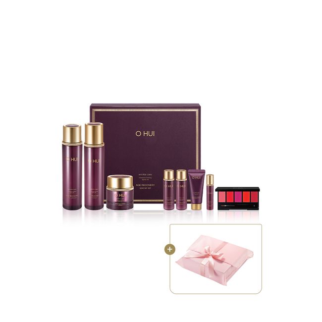 [Ohui] Age recovery 3-piece set (skin + emulsion + cream) (organza packaging)