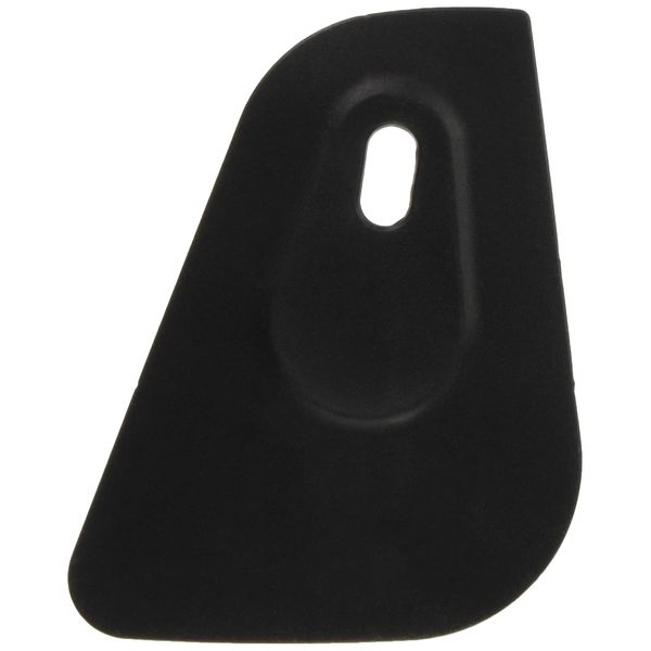 MUJI 82932430 Silicone Scraper Approx. 4.3 inches (11 cm) Length, Black