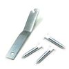 100 Pack T-Screw Security Hangers, T-Screws Picture Frame Locking Hardware to Lo