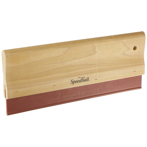 Speedball 12-Inch Nitrile Squeegee, 65 Durometer for Fabric Silk Screen Printing