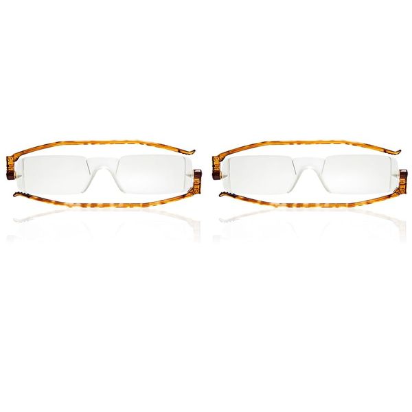 Nannini - 7523 Compact One Optics 2.5 Tortoise Temples Reading Glass