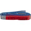Lift-All EE2801TFX4 Tuff-Edge Polyester Web Sling: 48" x 1", Flat Eye & Eye
