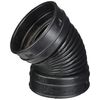Mutual Industries 42-45-4 Single Wall 45 Degree Elbow, 4"