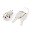 12mm Electric Mini 2 Pin 2 Positions ON/OFF Keylock Switch w Keys