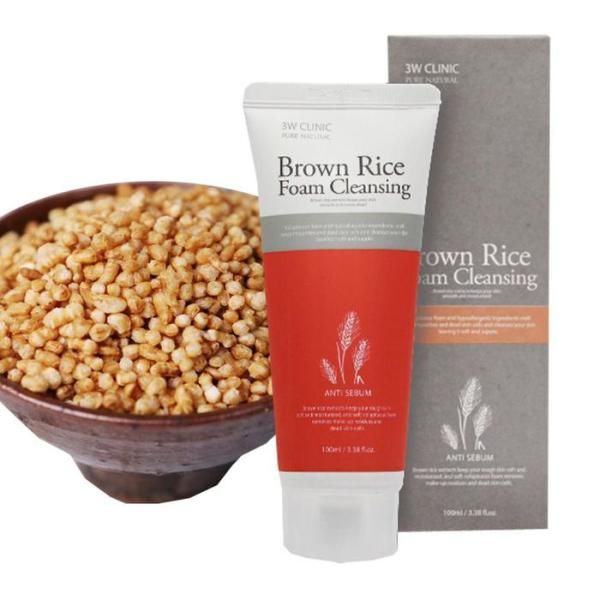 [OFL4L526]3W Brown Rice Foam Cleansing 100ml Cleanser