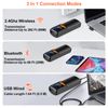 KUIIYER Mini Bluetooth Barcode Scanner, Wireless 2D QR 1D Bar Code Scanners with LCD Screen Display & Setting Keypad & AI Voice, Small Portable Handheld Barcode Reader for Smart Phone, Computers & POS