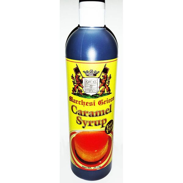 Marchesi Grieco Caramel Syrup for Flan & Desserts 25 oz