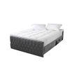 Premium New Deep DOUBLE 3D Embossed Mattress Topper With Relaxing Massage Bubbles, Box Stitched & Elasticated Corner Straps