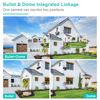 2pcs WiFi Solar PTZ Security Camera 8MP Audio Wireless Color Night Vision